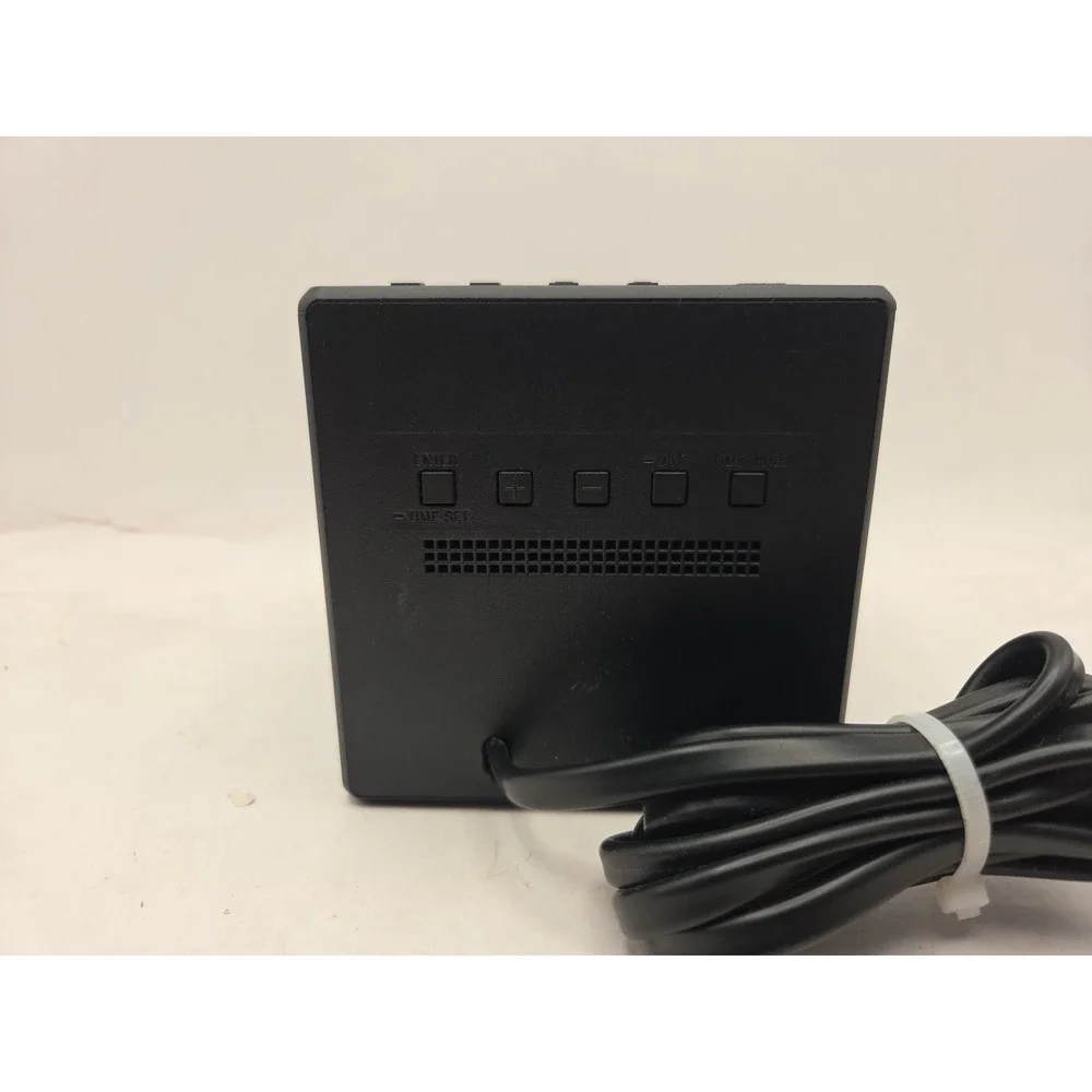 Sony ICF-C1 Cube Alarm Clock AM/FM Radio - Black - Great Shape, Tested Working!